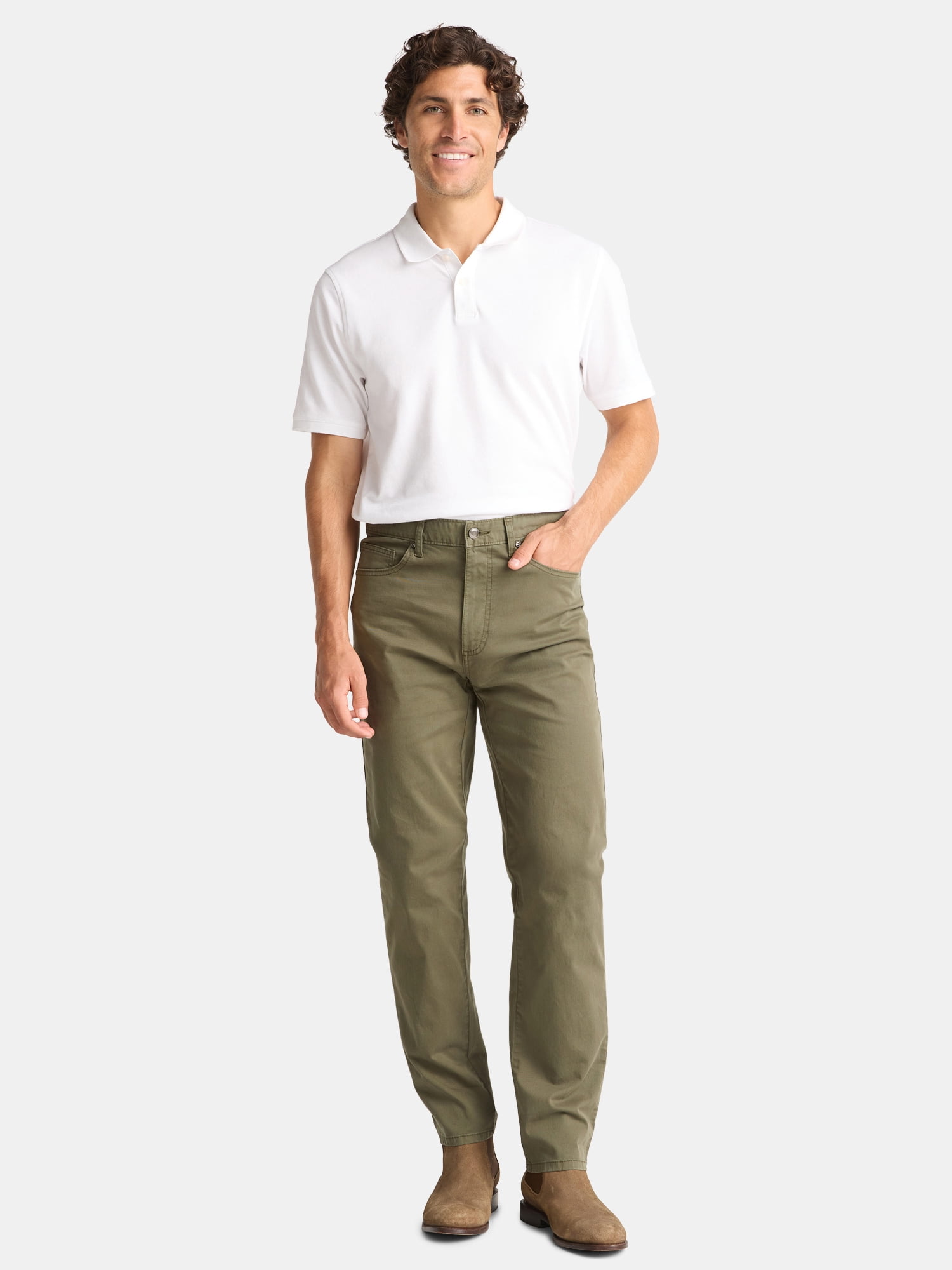 George Men's and Big Men's Premium 5 Pocket Pants, Sizes 29-44