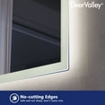 thumbnail image 6 of DeerValley 24" x 36" LED Bathroom Mirror ,3 Colors Temperature & Dimmable Light Anti-fog Memory Function Bathroom Vanity Mirror, 6 of 16