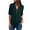 New-Green, variant on asdoklhq Womens Plus Size Tops,Summer Long Sleeve Shirts Zip Casual Tunic V-Neck Rollable Blouse Tops