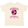 thumbnail image 3 of Inktastic Soccer Princess Girls Toddler T-Shirt, 3 of 5