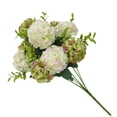 thumbnail image 2 of Toystoory Flor de té de Hortensia, rosas, girasoles, ramo de flores artificiales para el hogar, Hotel, boda, fiesta, tela de seda, decoración Flores artificiales blanco Toystoory HA6641-03B, 2 of 6