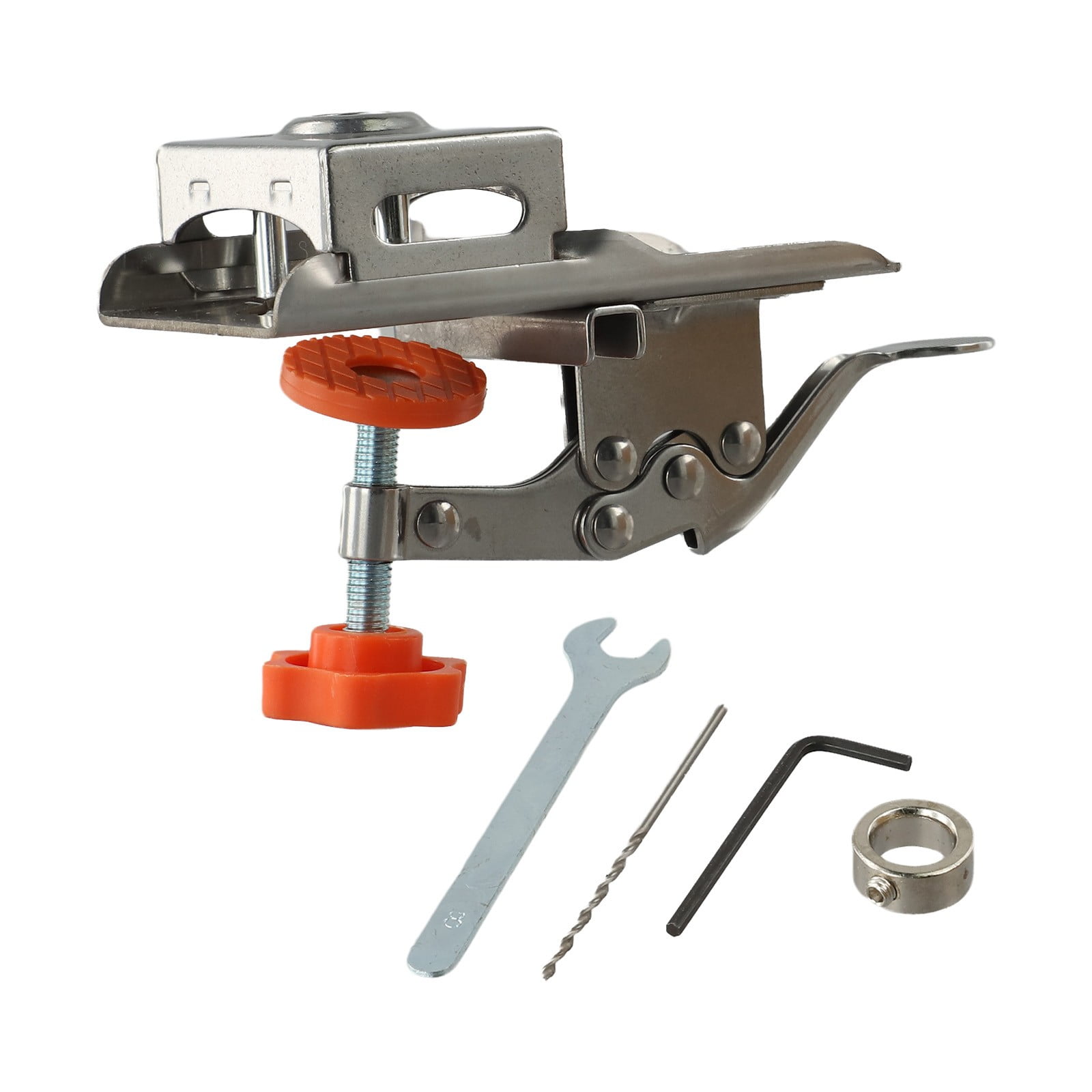 Woodworking 35Mm Hinge Boring Jig Hole Locator Puncher Aid For Door Cabinets Stainless Steel Hinge Positioning Punch A