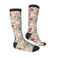 thumbnail image 4 of Lsque Sanrio Printed Crew Socks Men's Women's LightWeight Thin Casual Calf Socks ,Knee High Socks,Cotton Socks, 4 of 9