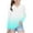 Mint Green D, variant on bbymog Casual Shirts for Girls 10-12 Fashion Gradient V Neck Pullover Top Long Sleeve Girls T Shirts Light Blue D 5 Years