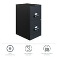 thumbnail image 5 of Space Solutions 18" Deep 2 Drawer Premier Letter Width Vertical File Cabinet, Locking, Black, 5 of 13