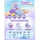 thumbnail image 2 of Patines en línea 2PM SPORTS para niñas de 4 a 12 años con ruedas iluminadas, 2 of 8