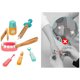 thumbnail image 2 of Estuche médico infantil de madera, paquete de 41, con bolsa, estetoscopio, teléfono móvil, gafas, dentista, juguete para juegos de rol, regalo para Navidad, cumpleaños, niños y niñas de 3, 4 y 5 años., 2 of 6