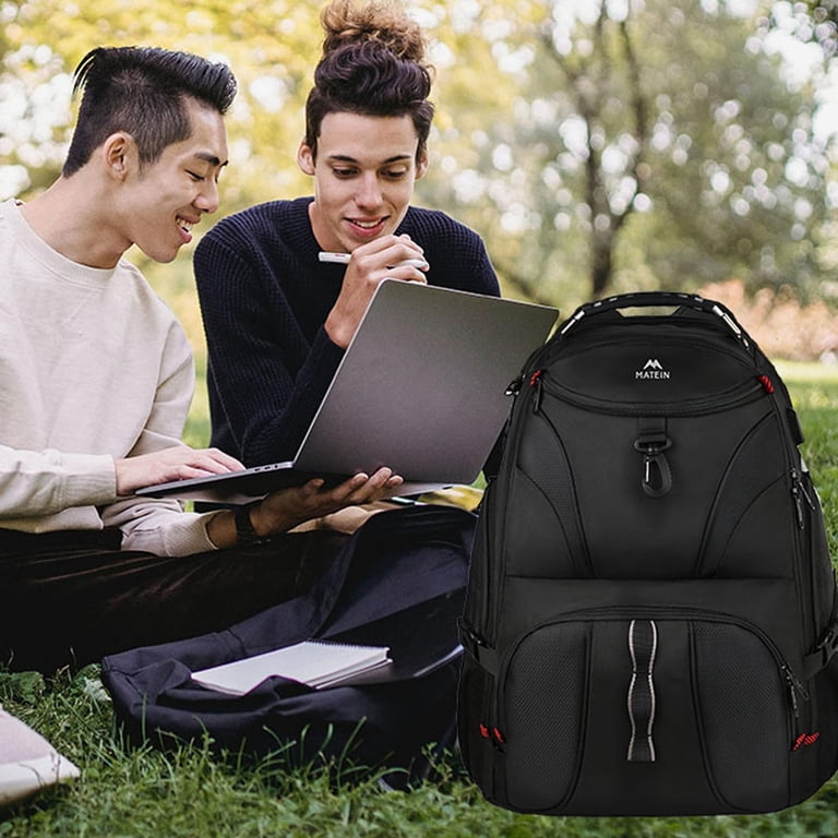 Matein Laptop Backpack, 45L, 17" Laptop, Black photo 7