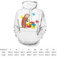 thumbnail image 4 of Curious George 3 Hoodie Fashion Hip Hop Women/Men Hoodie Sweatshirt With Pocket, 4 of 7