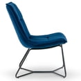 thumbnail image 3 of Set of 2 Alaura Arm Chair in Caramel Brown Faux Leather with Beech Legs, 3 of 6