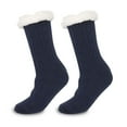 thumbnail image 4 of OVBMPZD Navy Socks for Girls 10-12 Years Wool Thermal Fuzzy Crew Winter Fall Socks Cute Socks for Women, 4 of 4