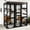 XLarge Black Catio-70.1"H, variant on Aivituvin Cat Catio Outdoor Cat House Movable Large Enclosures on Exercise Wheels Kitty Cage with Upgraded Resting Box,Waterproof Cover