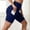 Navy, variant on Delayuji Yoga Shorts With Pockets for Women High Waisted Athletic Short Jogging Womens Yoga Legging Shorts For Cycling Sportswear Running Yoga Fitness