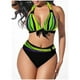 thumbnail image 5 of Traje de baño de verano para mujer, traje de baño dividido con estampado de ropa de playa para mujer Fridja  nalpqowj19339, 5 of 8