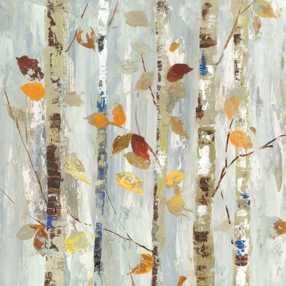 Art.com Autumn Petals Art Print by Allison Pearce, 16" x 16"