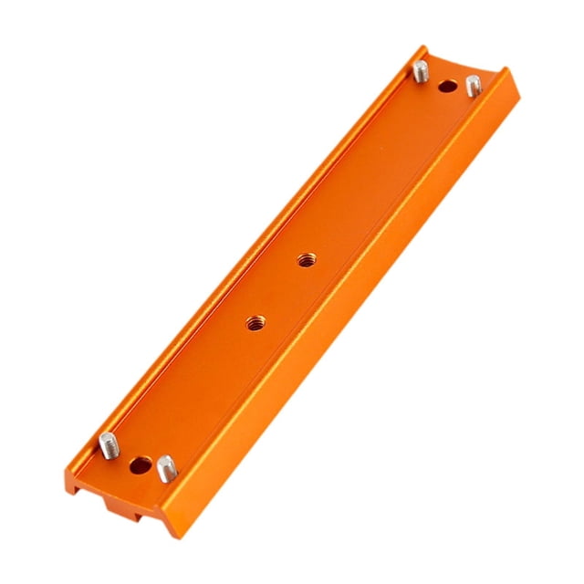 Placa de machuga del telescopio placa de metal resistente para instalar Premium Reemplazar XY220717 Placa de montaje Barra de riel Placa de montaje Naranja