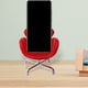 thumbnail image 1 of Silla de Mini Decoración de Muebles Macarena 1/6 colorido Respaldo de Silla de Huevo giratorio rojo, 1 of 3