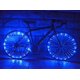 thumbnail image 1 of ¡Paquete azul de 4 neumáticos con luz LED para rueda de bicicleta con baterías incluidas! Obtenga 100% más brillo y visibilidad desde todos los ángulos para máxima seguridad, 1 of 5