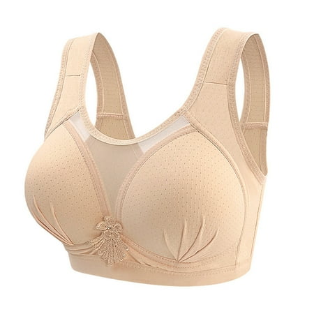 knqrhpse Tank Top for Women T Shirts for Women Camisole Tops Thin Style No Rings Lingerie Comfortable Strapless Breathable Bra Sleeveless Tops Tee Shirts Tanks & Camis Beige A