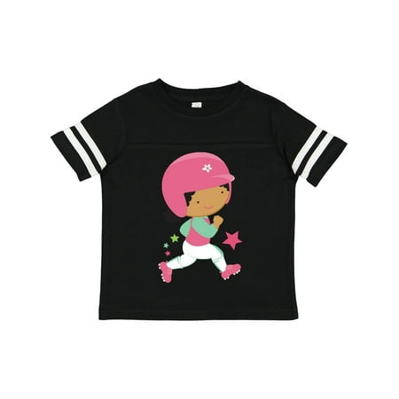 

Inktastic Softball Player Little Girl Gift Toddler Toddler Girl T-Shirt