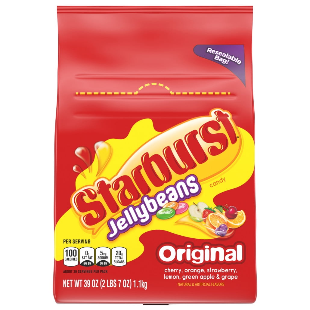 STARBURST Original Jelly Beans Fruity Easter Candy, 39 oz.