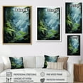 thumbnail image 4 of Designart "Chinese Mountain'S Ferm Adventure II" Ferns Floater Framed Canvas Art Print, 4 of 5