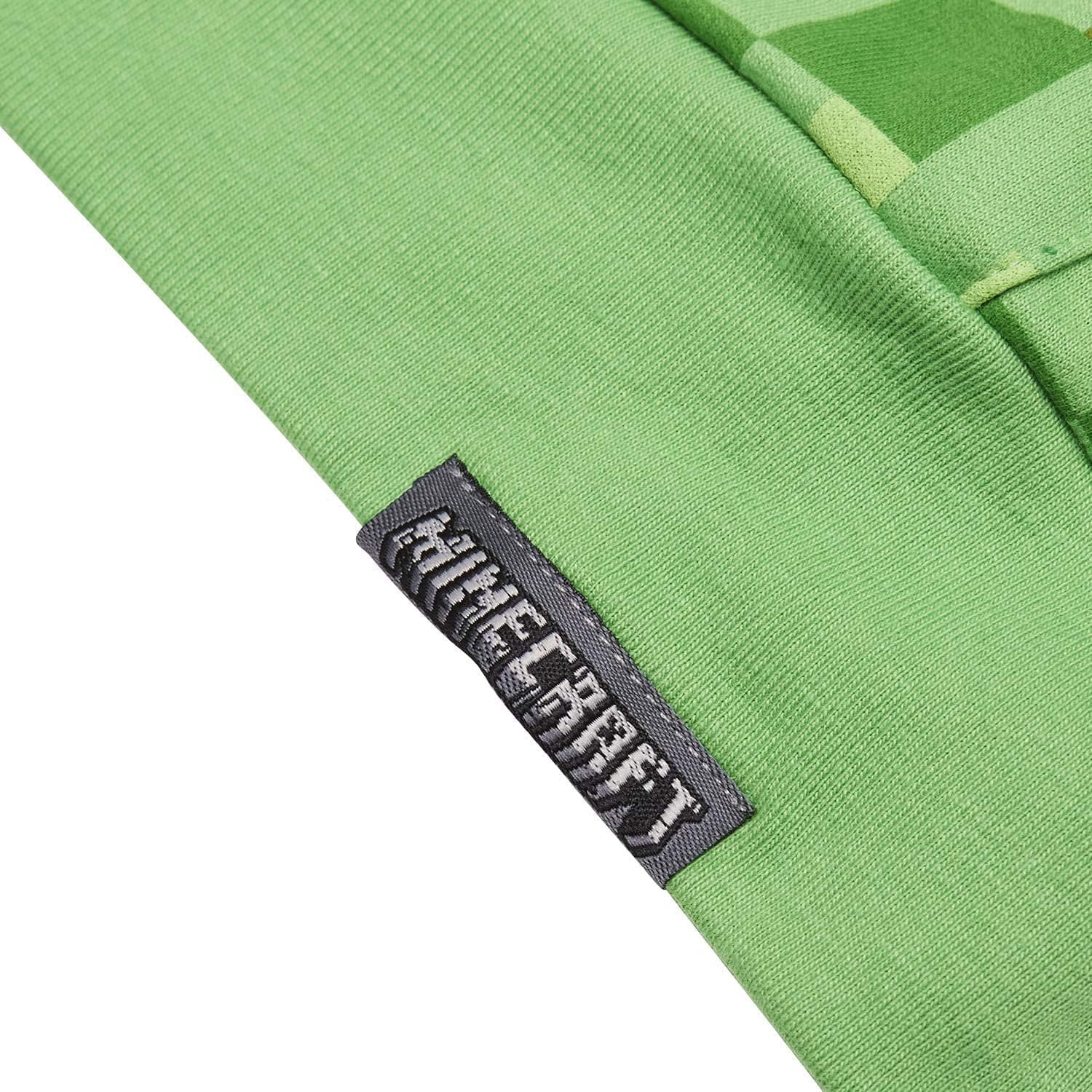 Minecraft Creeper Boy's Green Hoodie, Sizes 5-14, Size: 9-10 Years