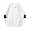 thumbnail image 3 of Spooky Season Halloween Sweatshirts for Women 2025 Long Sleeve Crewneck Cute Ghost Graphic Sweatshirt Pullover Tops, 3 of 6