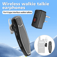 thumbnail image 3 of Walkie Talkie Wireless Bluetooth PTT Headset Earpiece Hands-Free K Plug for Microphone Headset -888S K5, 3 of 8