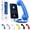Blue, variant on Retro Phone Handset, 2026 New Type-C/3.5mm Retro Telephone Wired, Side Volume Control, Clear Calls for Cell Mobile Video Conferences, Calls, Meetings