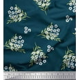 thumbnail image 1 of Soimoi Cotton Duck Fabric Leaves & Floral Artistic Print Fabric by The Yard 56 Inch Wide, 1 of 3
