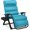 Light Blue, variant on Best Choice Products Oversized Zero Gravity Chair, Folding Recliner w/ Removable Cushion, Side Tray - Onyx Black