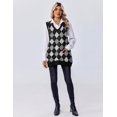 thumbnail image 5 of Zeagoo Women's Sweater Vest Oversized Sleeveless V Neck Pullovers with Pocket Knitted Fall Trendy, 5 of 6