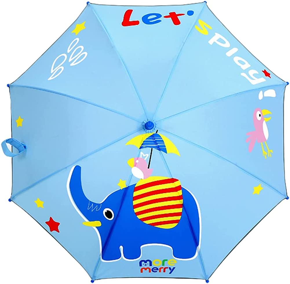 CoCopeaunts Kids Umbrella Cute Stick Umbrellas Bubble Umbrella for Rain