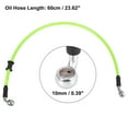 thumbnail image 3 of Universal 60cm 23.62" Brake Clutch Oil Hose Line Pipe Green for Motorcycle, 3 of 8