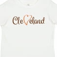 thumbnail image 4 of Inktastic Cleveland Heart Cursive Orange Boys or Girls Toddler T-Shirt, 4 of 5