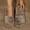 Brown, variant on Open Toe Slippers for Women Comfy Trendy Bedroom Slipper Soft Cozy Furry Faux Furs House Shoes