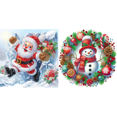 thumbnail image 1 of 5D DIY Taladro Parcial Con Forma Especial Navidad Papá Noel Kit30x30cm, 1 of 7