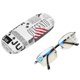 thumbnail image 3 of Metal Multifocal Fatigue Relief Reading Glasses Anti Blue Rays Presbyopic Glasses350 Silver, 3 of 5