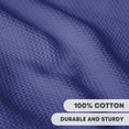 thumbnail image 6 of Sm:)e 100% Cotton Waffle Dishcloth, Blue, 6 Count Soft Absorbent Quick Dry Kitchen Cleaning Towels, 6 of 6