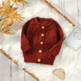 thumbnail image 3 of adviicd Baby Girl Sweaters 6-12 Months Baby Girl Boy Knit Cardigan Sweater Warm Pullover Tops Girls Sweatshirt 4t, 3 of 5