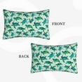 thumbnail image 2 of Pofeuu Green Sea Turtle Print Polyester Microfiber Plush Pillowcases, Super Soft and Cozy Pillow Case Covers with Envelop Closure（Pillow core not included）-14"x20", 2 of 6