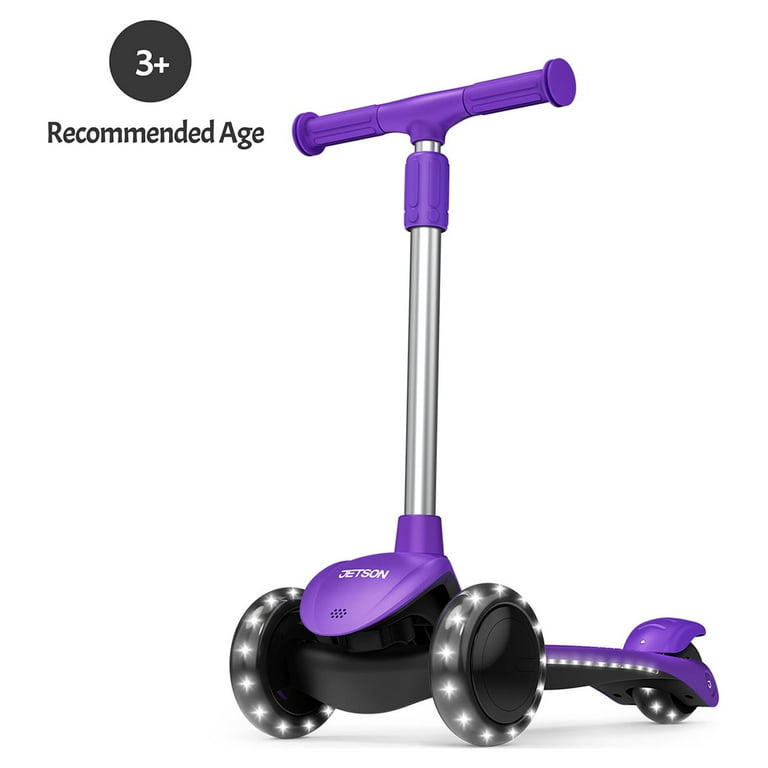 Purple scooter for 3 year old deals