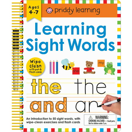 Wipe Clean: Learning Sight Words : Includes a Wipe-Clean Pen and Flash