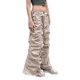 thumbnail image 4 of VISgogo Pantalones casuales de moda para mujer, pantalones largos de pierna ancha con cordón fruncido de color sólido VISgogo  moda, 4 of 9