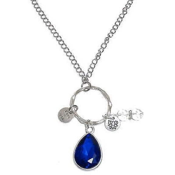 September Birthstone Rear View Mirror Charm - Hanging Ornament by Hidden Hollow Beads