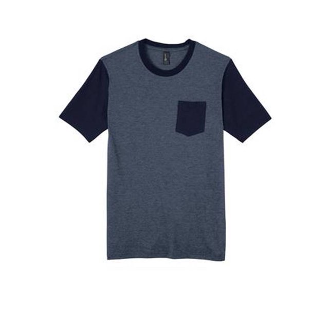 District Young Mens Very Important Tee - Heathered Navy/New Navy - 2X-Large