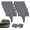 Gray#3, variant on 10PCS Weatherproof Garden Border Edging Imitation Stone Cobbled Lawn Edging and Landscape Border Interlocking Garden Fence for Flower Bed Landscaping (Black)