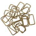 thumbnail image 4 of 40 Piezas Cuadrado Hebil Bolsa Correa Conector Correas Anillos Diy Bolsa De Artesanía Sunnimix Anillos de correas de hebilla cuadradas, 4 of 8