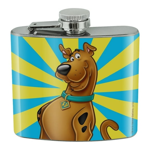 Scooby-Doo Character Stainless Steel 5oz Hip Drink Kidney Flask